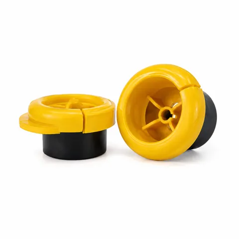 Hand Stretch Wrap Dispenser Cups with Brake / Tension Control