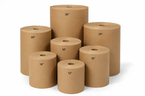 Kraft Paper Rolls — 30 lb. & 40 lb., Multiple Widths